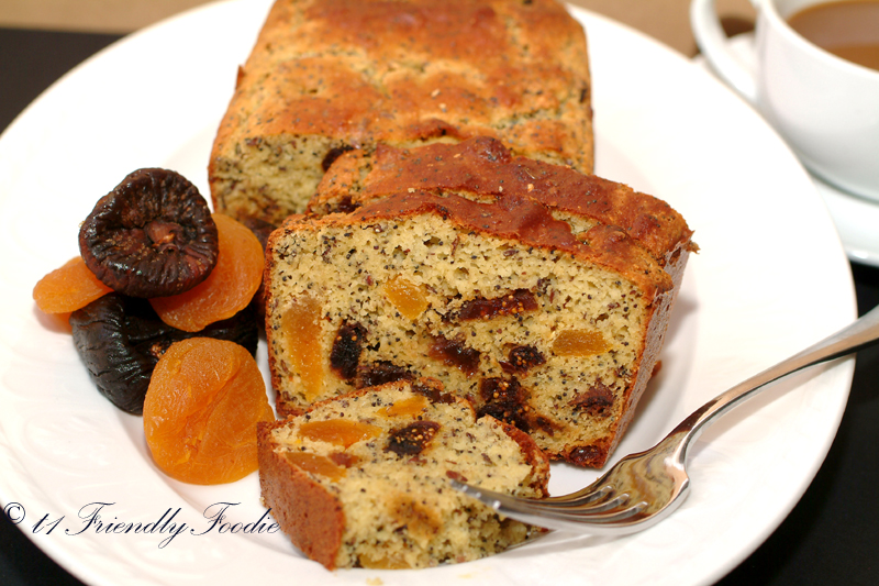 sugar free low carb fig and apricot loaf